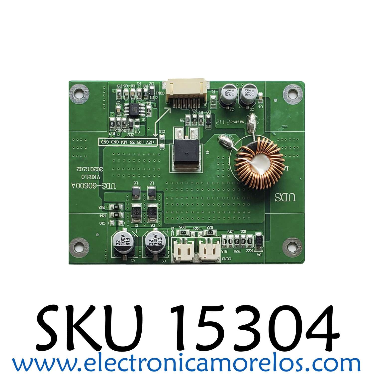 LED DRIVER PARA MESA DE JUEGOS INFINITY / NÚMERO DE PARTE UDS-60600A / VER:1.02020.12.02 / MODELO IGT-I-03200	
